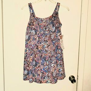 Avenue Size Fun Print Swim Dress 20
